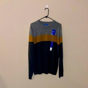 NWT Men’s Apt. 9 Merino Wool Crew Neck Sweater Size L
